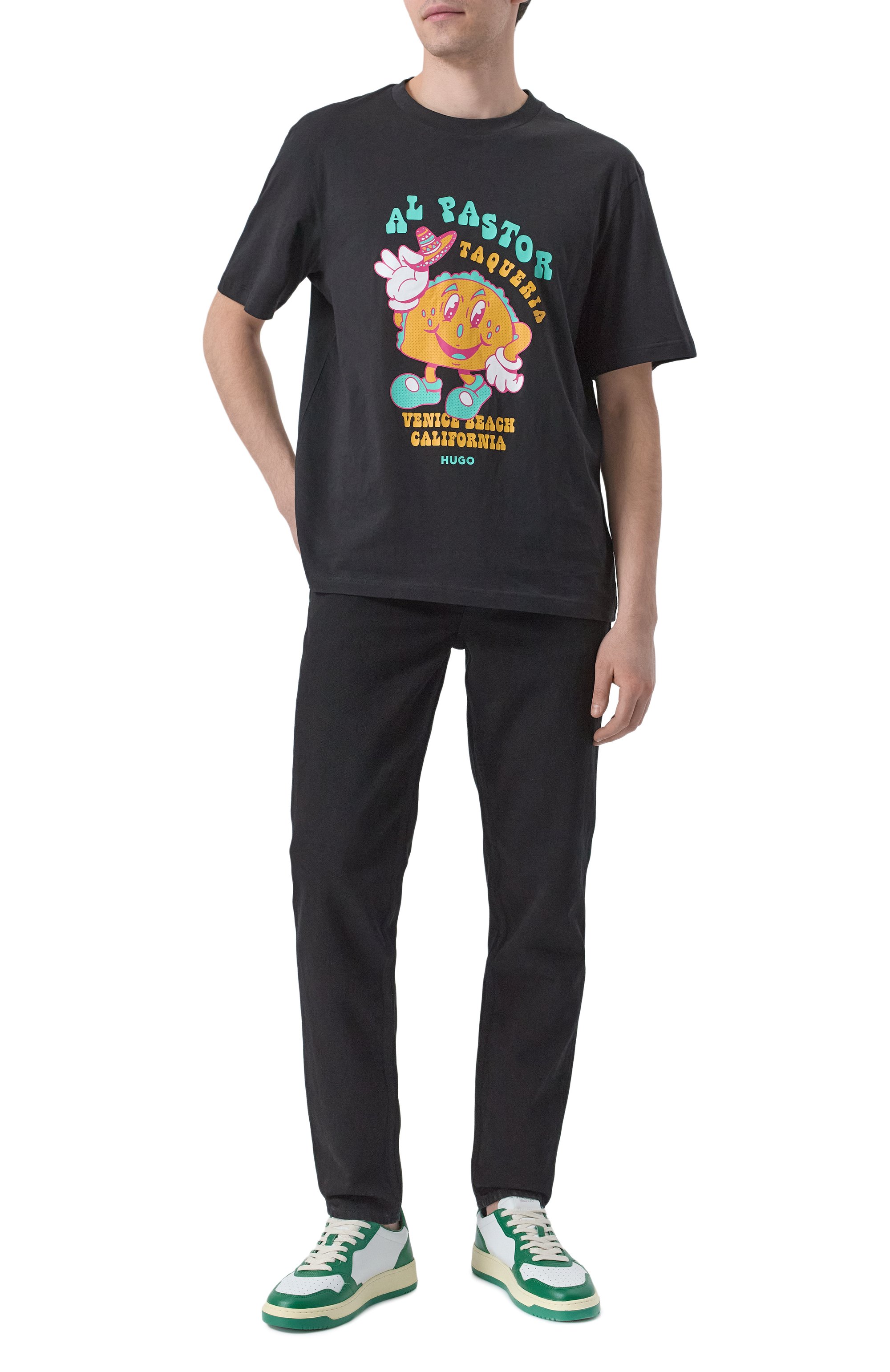 Хлопковая футболка HUGO BLUE, арт. 50532123, фото 2