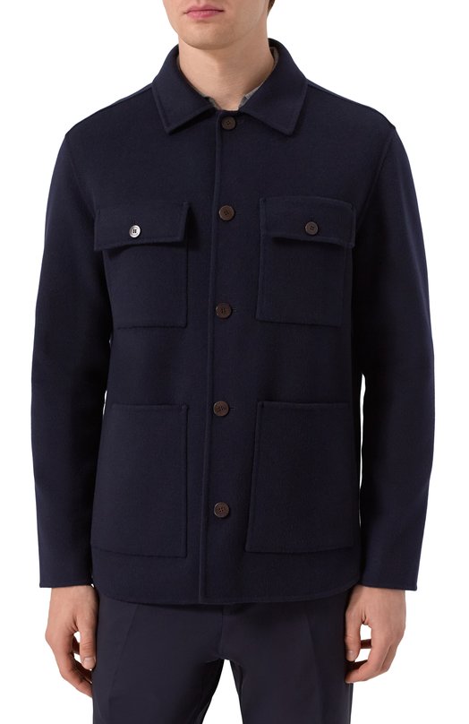 Шерстяная куртка-рубашка Bogner 38899752 Синий  38899752 Фото 3
