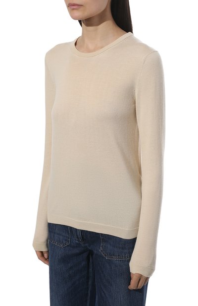 Кашемировый пуловер RALPH LAUREN светло-бежевого цвета по цене 98750 руб., арт. 290625474, фото 3 Кашемировый пуловер RALPH LAUREN, арт. 290625474, фото 3