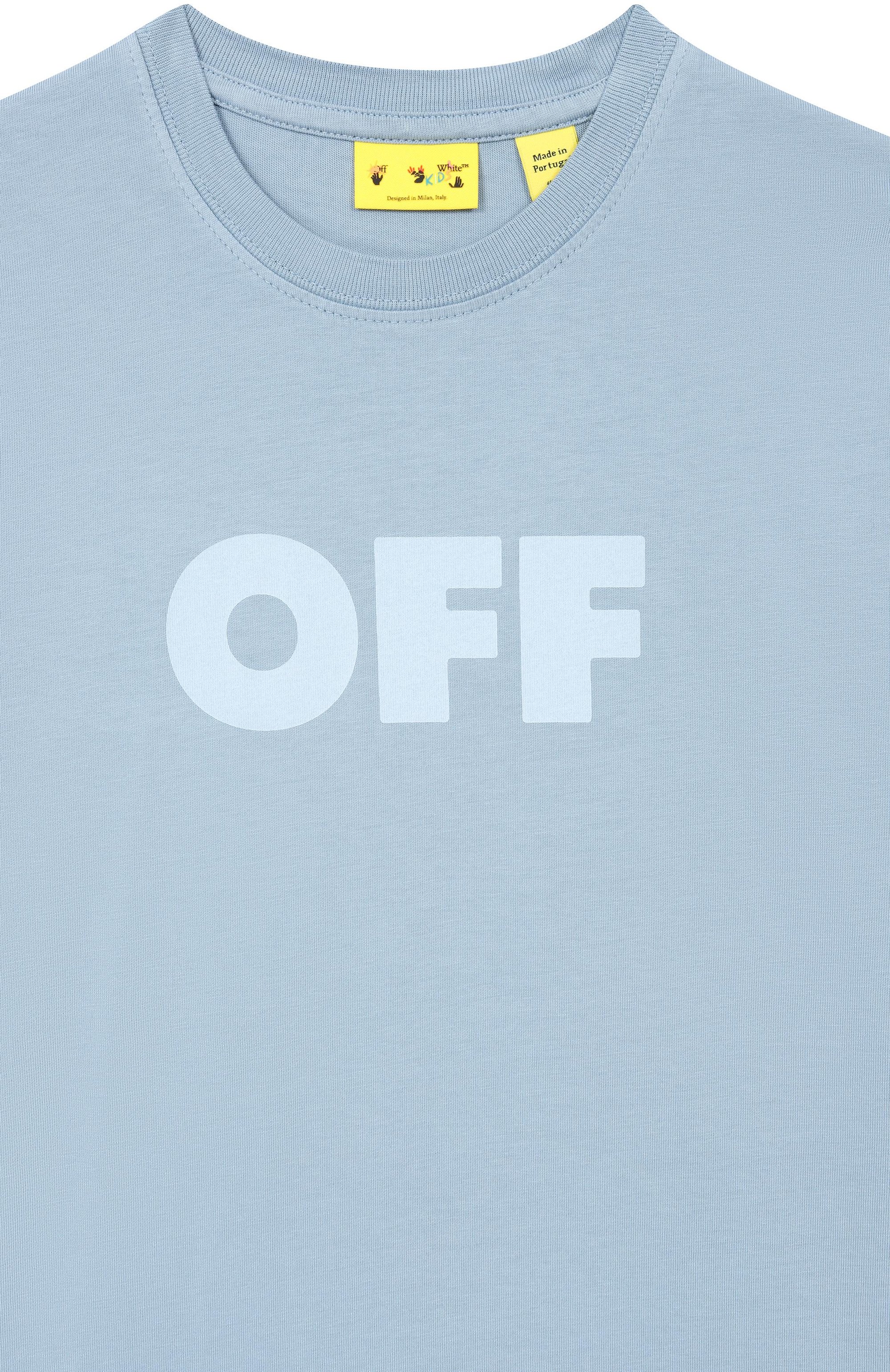 Хлопковая футболка OFF-WHITE, арт. 0GAA001S26JER009, фото 3