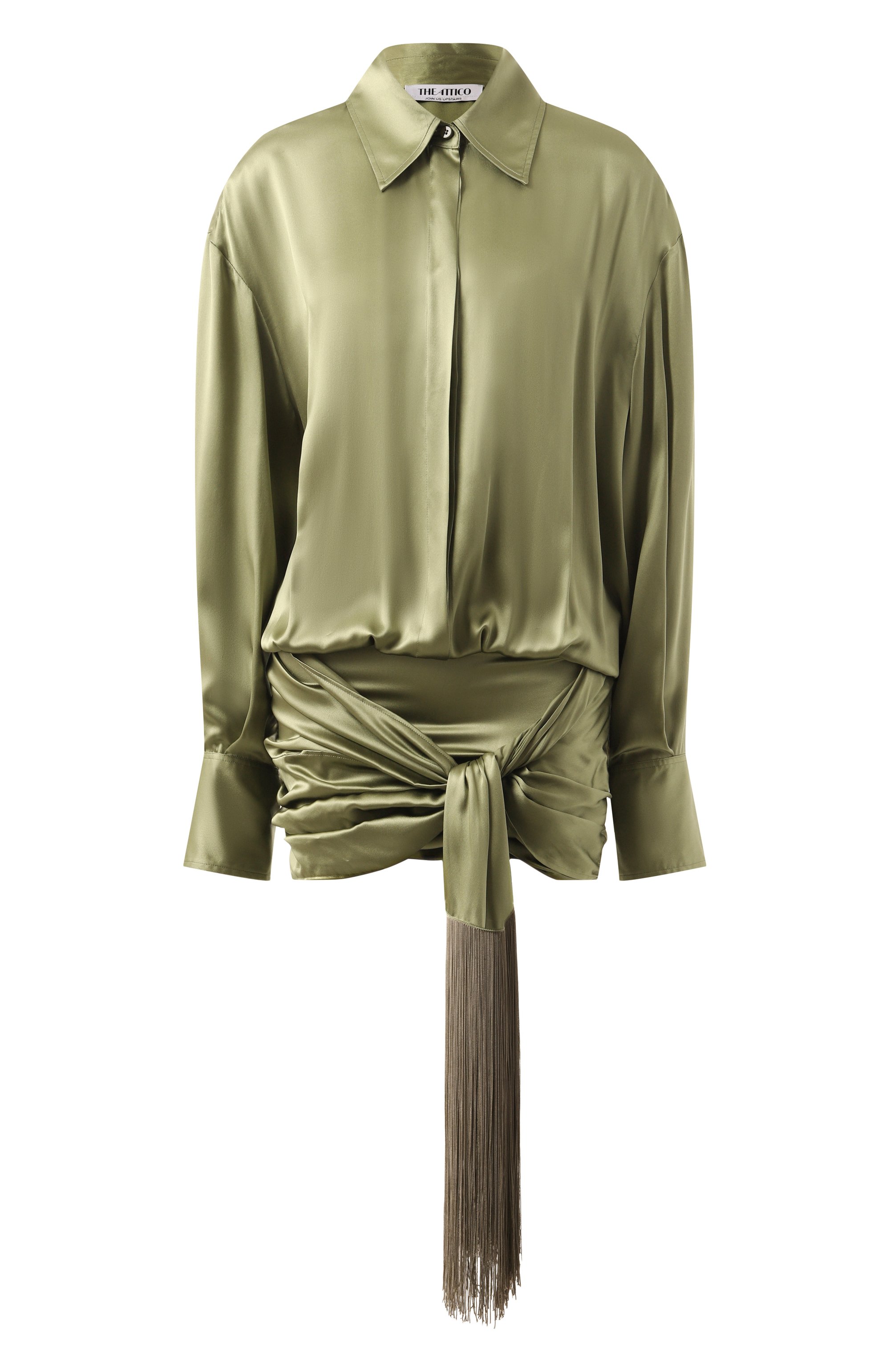 Шелковое платье THE ATTICO, арт. 247WCA307, фото 1