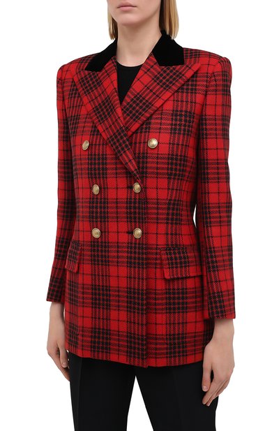 Шерстяной жакет SAINT LAURENT, арт. 641430/Y8B17, фото 3