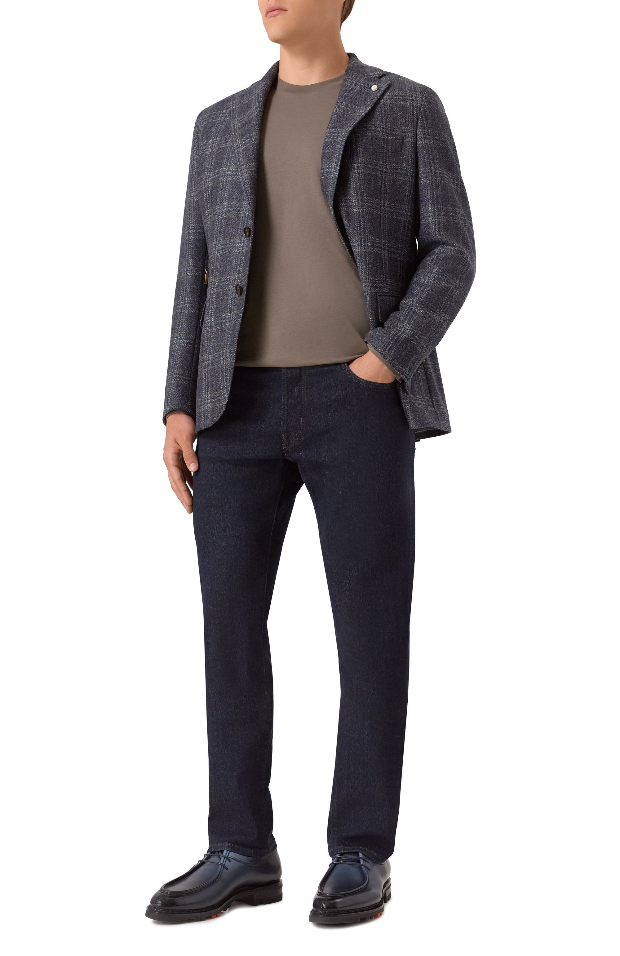 Хлопковый лонгслив CORNELIANI, арт. 26G570-2625022, фото 2