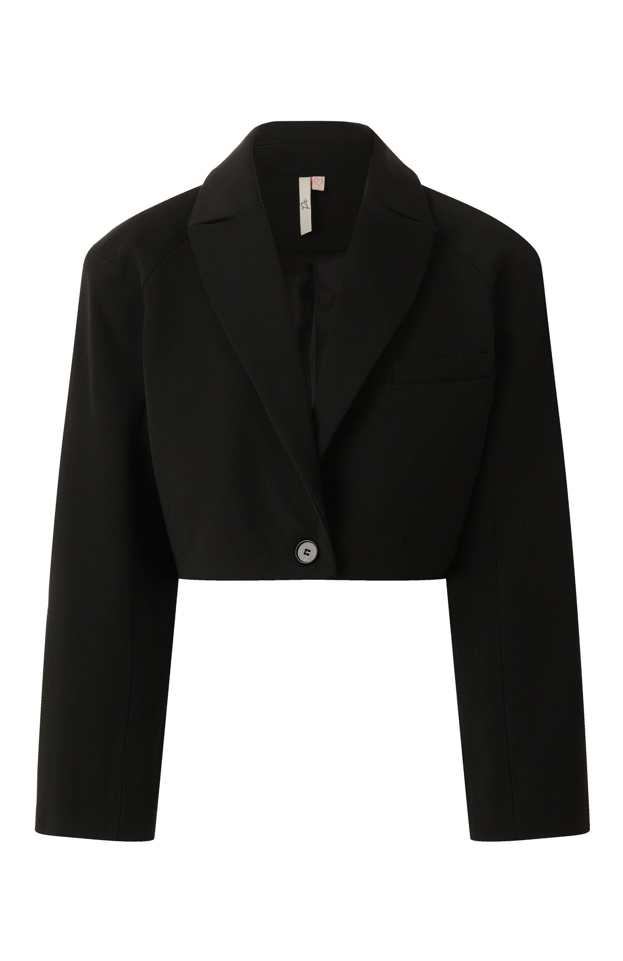 Жакет из вискозы PE черного цвета по цене 23830 руб., арт. РЕSS25-3.2.45.2, фото 1 Жакет из вискозы PE, арт. РЕSS25-3.2.45.2, фото 1