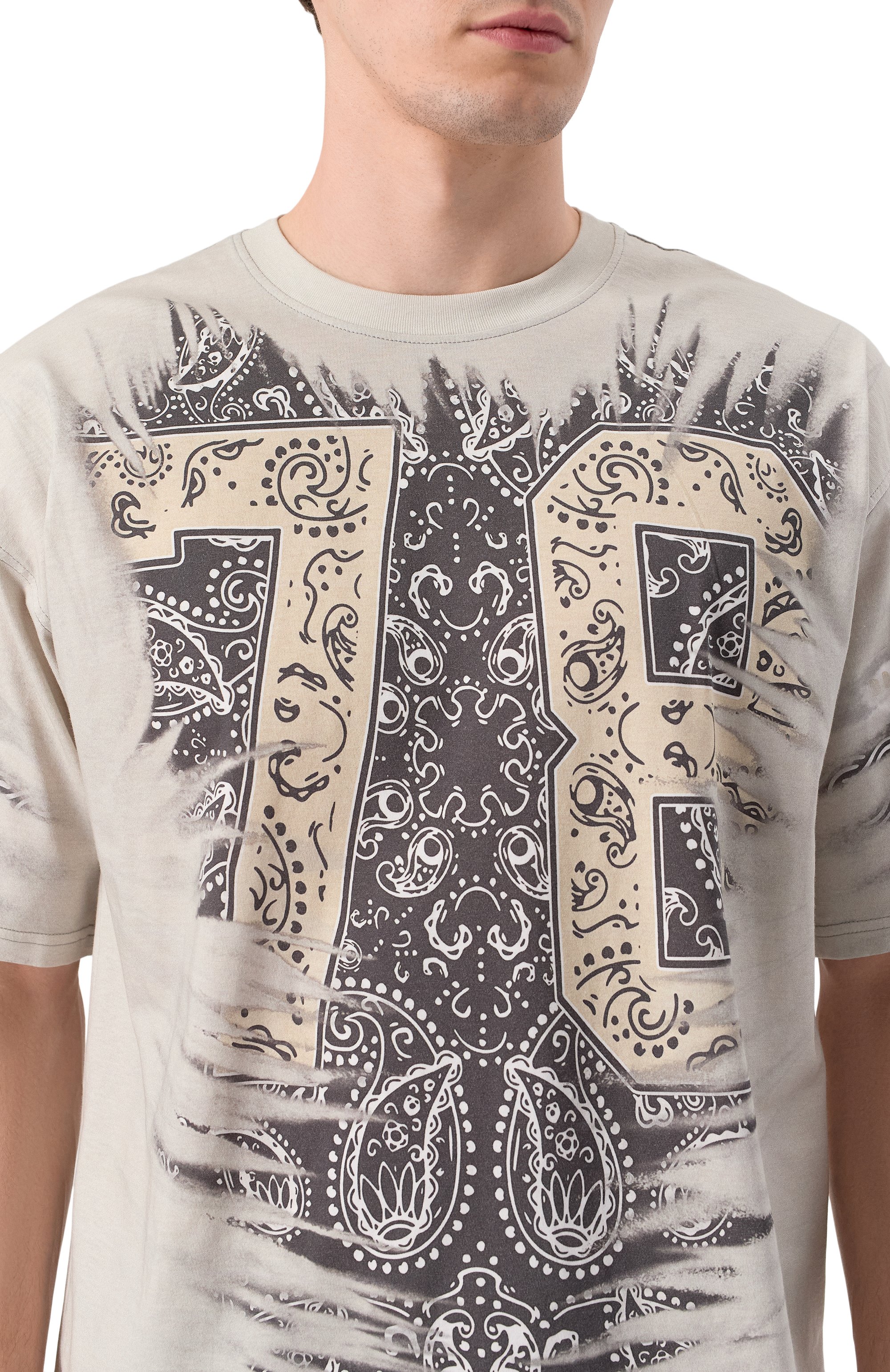 Хлопковая футболка DIESEL, арт. A19649/0HGBZ, фото 5