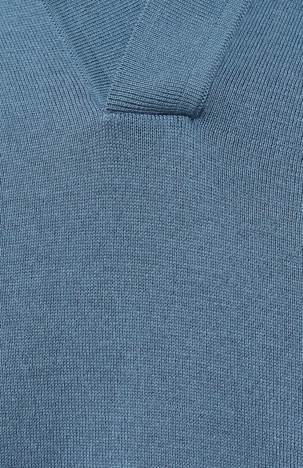 Хлопковое поло KITON голубого цвета по цене 99500 руб., арт. UMM052102, фото 5 Хлопковое поло KITON, арт. UMM052102, фото 5