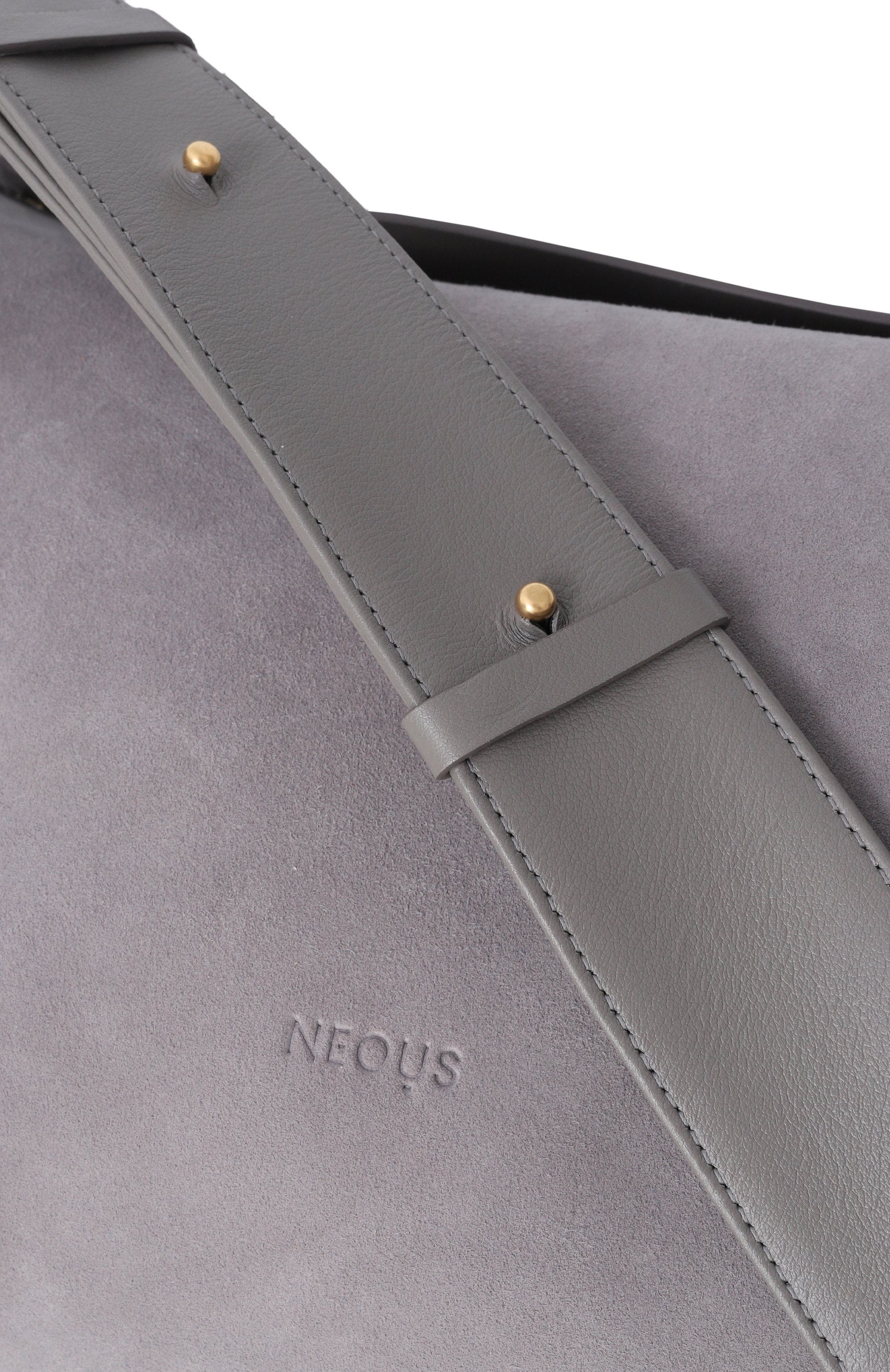 Сумка scorpius NEOUS серого цвета по цене 121000 руб., арт. 00017/SUEDE/LEATHER, фото 6 Сумка scorpius NEOUS, арт. 00017/SUEDE/LEATHER, фото 6