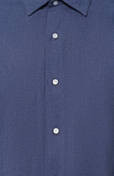 Хлопковая рубашка LORO PIANA, арт. FAI8634, фото 5