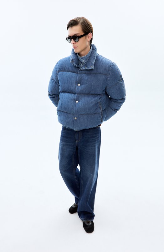 Утепленная джинсовая куртка Dolce & Gabbana G9BUCD/G8NW5 Синий  G9BUCD/G8NW5 Фото 6