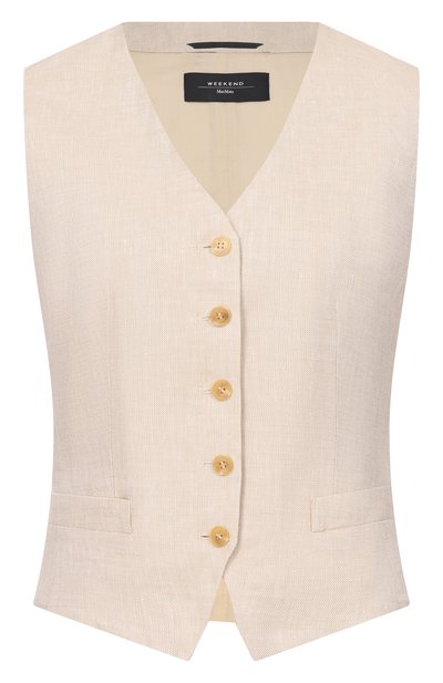 Женский льняной жилет WEEKEND MAX MARA, арт. WKDPACE