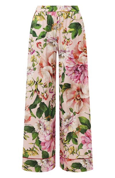 Женские шелковые брю ки DOLCE & GABBANA, арт. FTA0ZT/FSAZK
