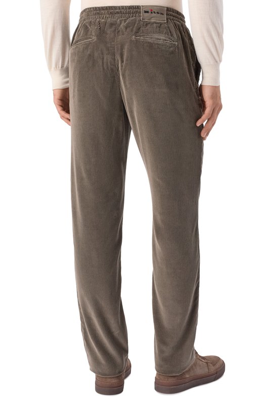 Вельветовые брюки Kiton UPLACRK0138H20 Коричневый  UPLACRK0138H20 Фото 4