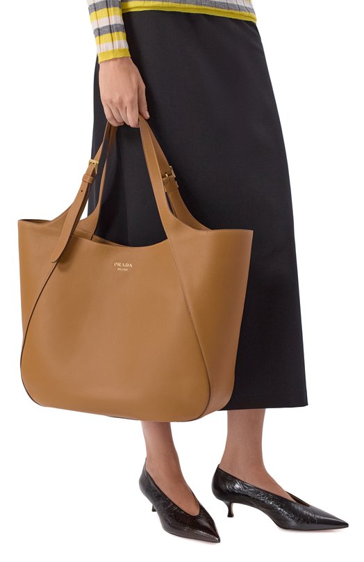 Сумка-тоут Prada 1BG512/2CYS Коричневый  1BG512/2CYS Фото 2