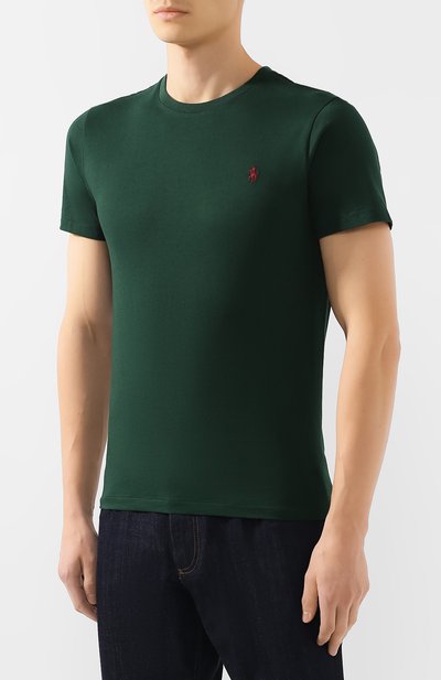 Хлопковая футболка POLO RALPH LAUREN, арт. 710671438, фото 3
