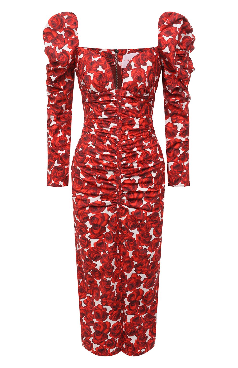 Хлопковое платье CAROLINA HERRERA, арт. R2211N509RCT, фото 1