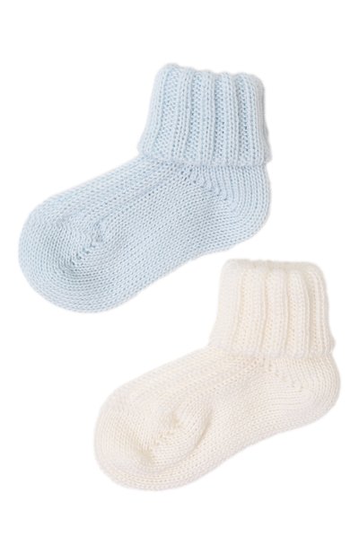 Комплект из двух пар носков CATYA голубого цвета по цене 3995 руб., арт. 327559, фото 2 Комплект из двух пар носков CATYA, арт. 327559, фото 2