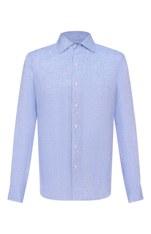 Льняная рубашка MVST M0RBIDA/R0BERT0/R0UND/F3411308-LINEN Голубой M0RBIDA/R0BERT0/R0UND/F3411308-LINEN