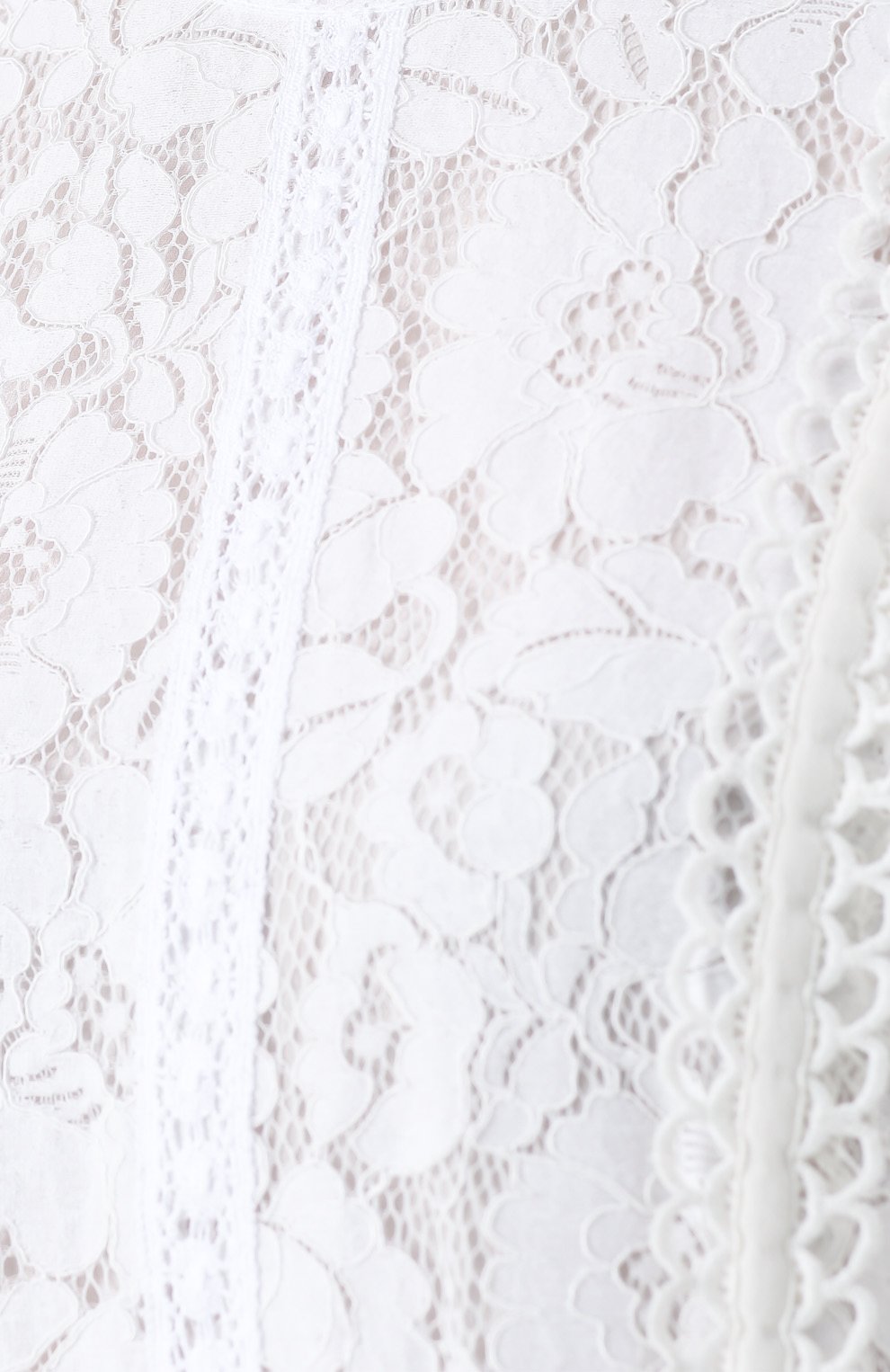 Кружевной топ прямого кроя с коротким рукавом BURBERRY, арт. 4048158, фото 5