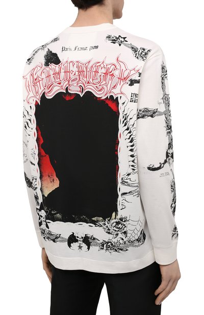 Хлопковый лонгслив GIVENCHY, арт. BM71343Y6B, фото 4