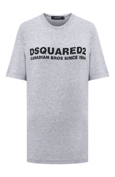 Женская футболка из хлопка и вискозы DSQUARED2, арт. S75GD0115/S22146