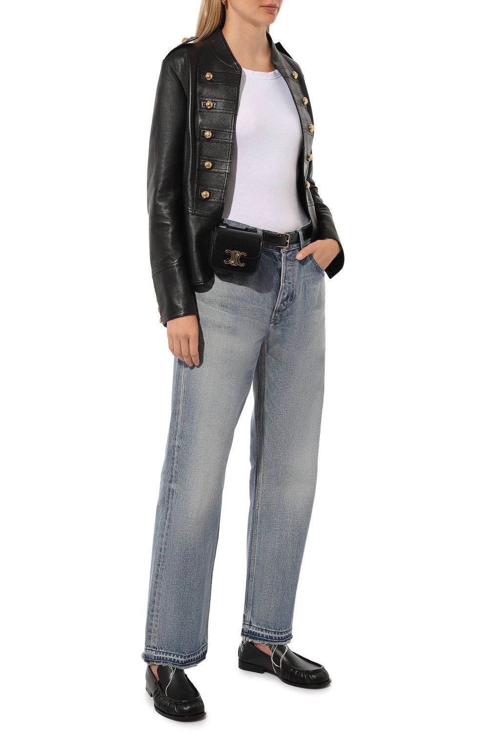 Кожаные лоферы DRIES VAN NOTEN, арт. WS242-1277/149, фото 2