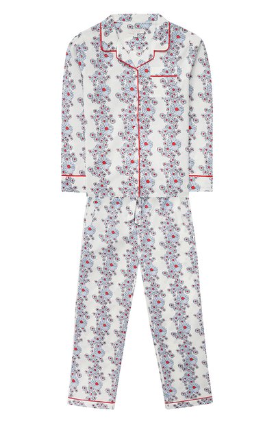 Хлопковая пижама LITTLE YOLKE, арт. SS21-12C-BL-CP/9-12Y, фото 1