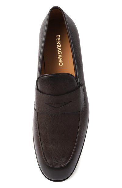 Кожаные пенни-лоферы foster FERRAGAMO, арт. 021668/774, фото 5