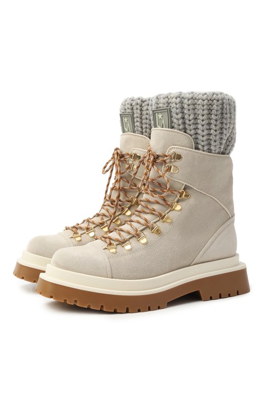 Замшевые ботинки Lorena Antoniazzi SC53B/9757 Серый SC53B/9757