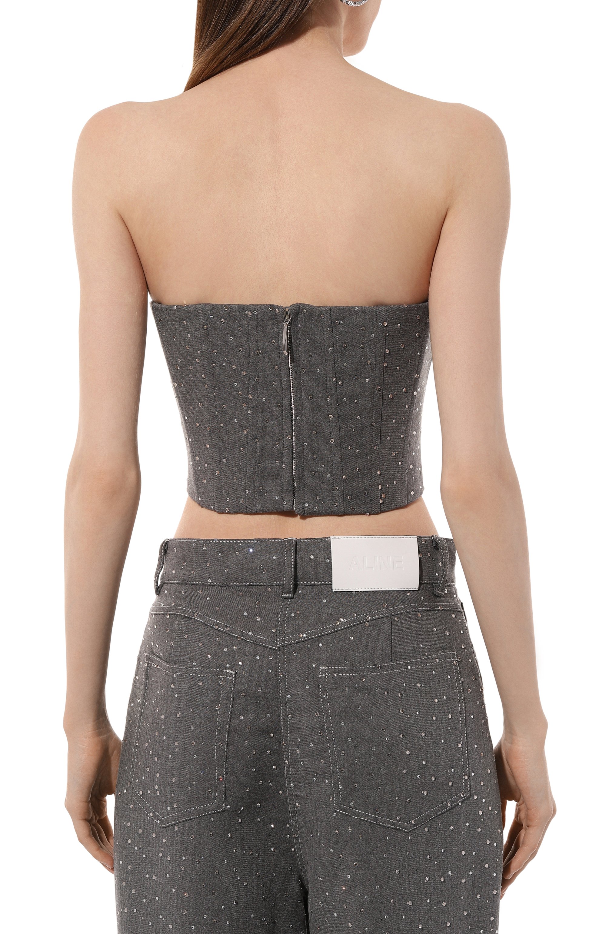Корсет с отделкой стразами ALINE, арт. AL082301, фото 4