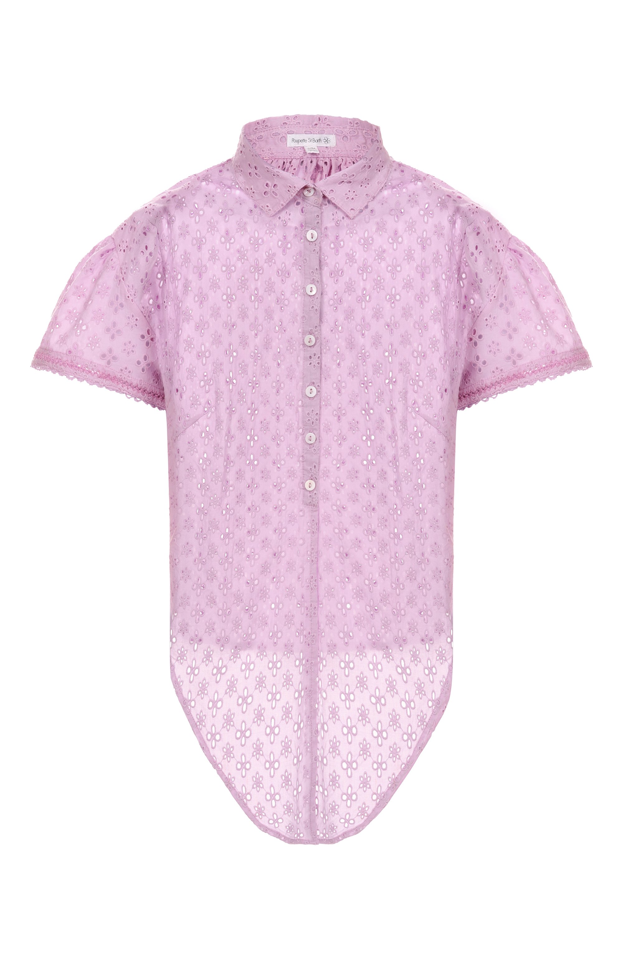 Хлопковая рубашка POUPETTE ST BARTH, арт. WYSR25B0LC5, фото 1