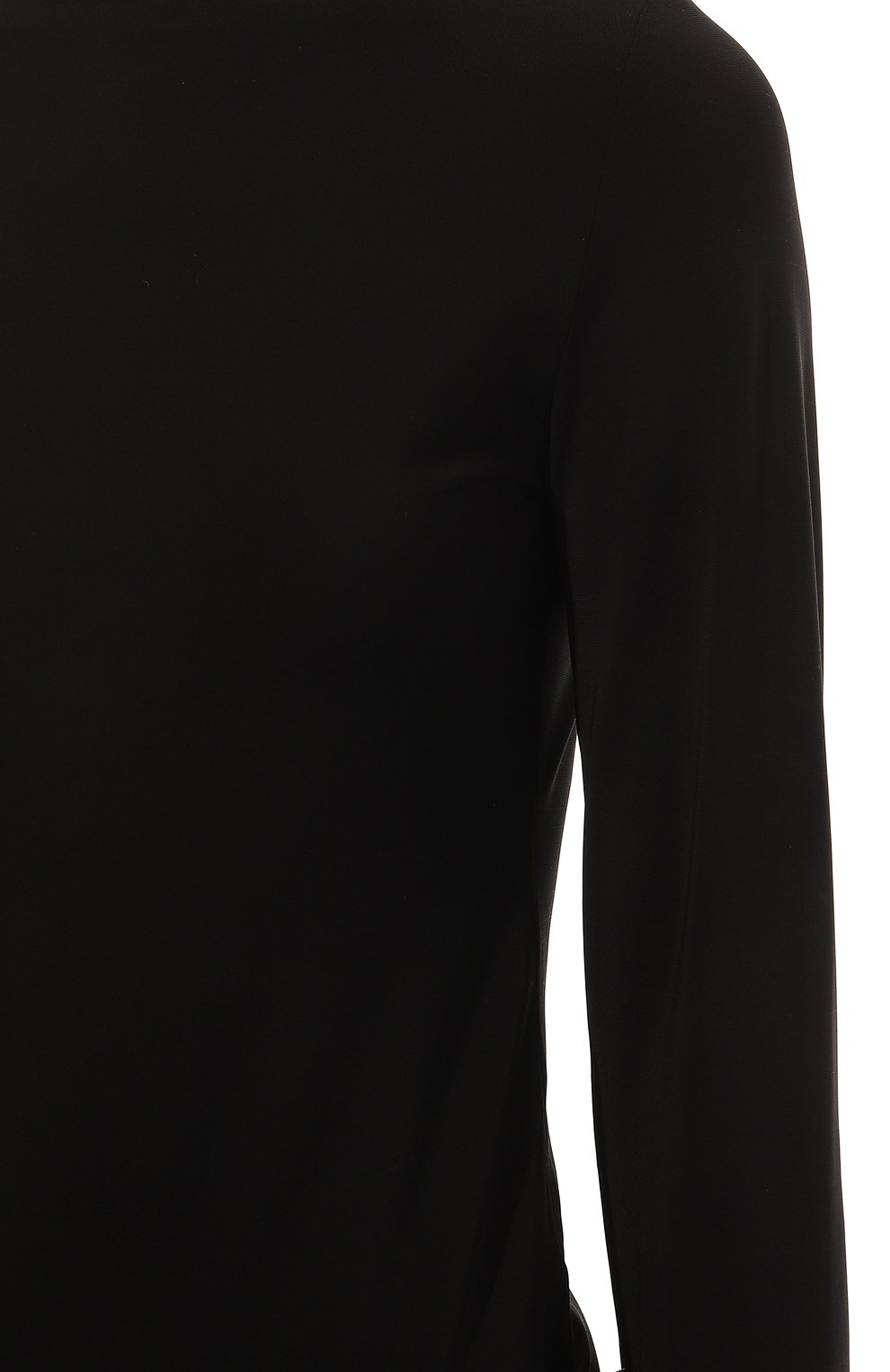 Топ из вискозы TRUSSARDI черного цвета по цене 14000 руб., арт. 56C00617-1T006180, фото 5 Топ из вискозы TRUSSARDI, арт. 56C00617-1T006180, фото 5