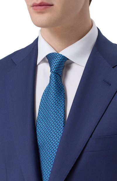 Мужской шелковый галстук KITON, арт. UCRVKPC07L62