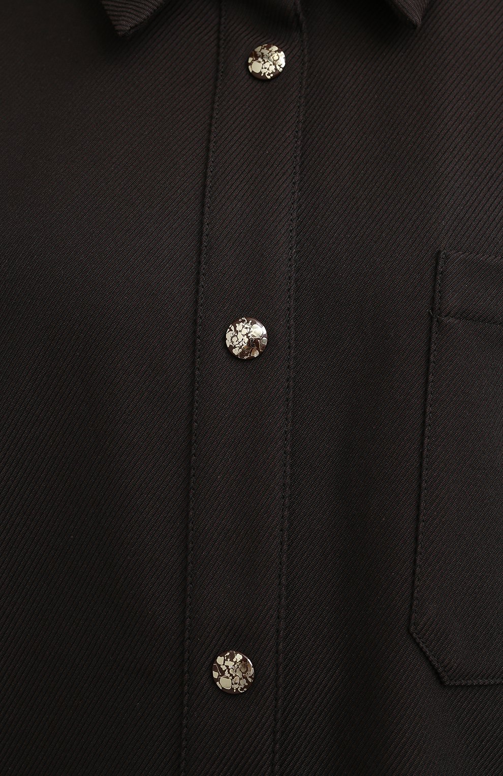 Рубашка ACNE STUDIOS коричневого цвета по цене 49300 руб., арт. AC0305, фото 5 Рубашка ACNE STUDIOS, арт. AC0305, фото 5