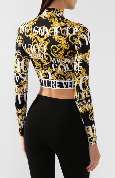 Топ VERSACE JEANS COUTURE разноцветного цвета по цене 14650 руб., арт. B2HUA718-UDP617/S0537, фото 4 Топ VERSACE JEANS COUTURE, арт. B2HUA718-UDP617/S0537, фото 4
