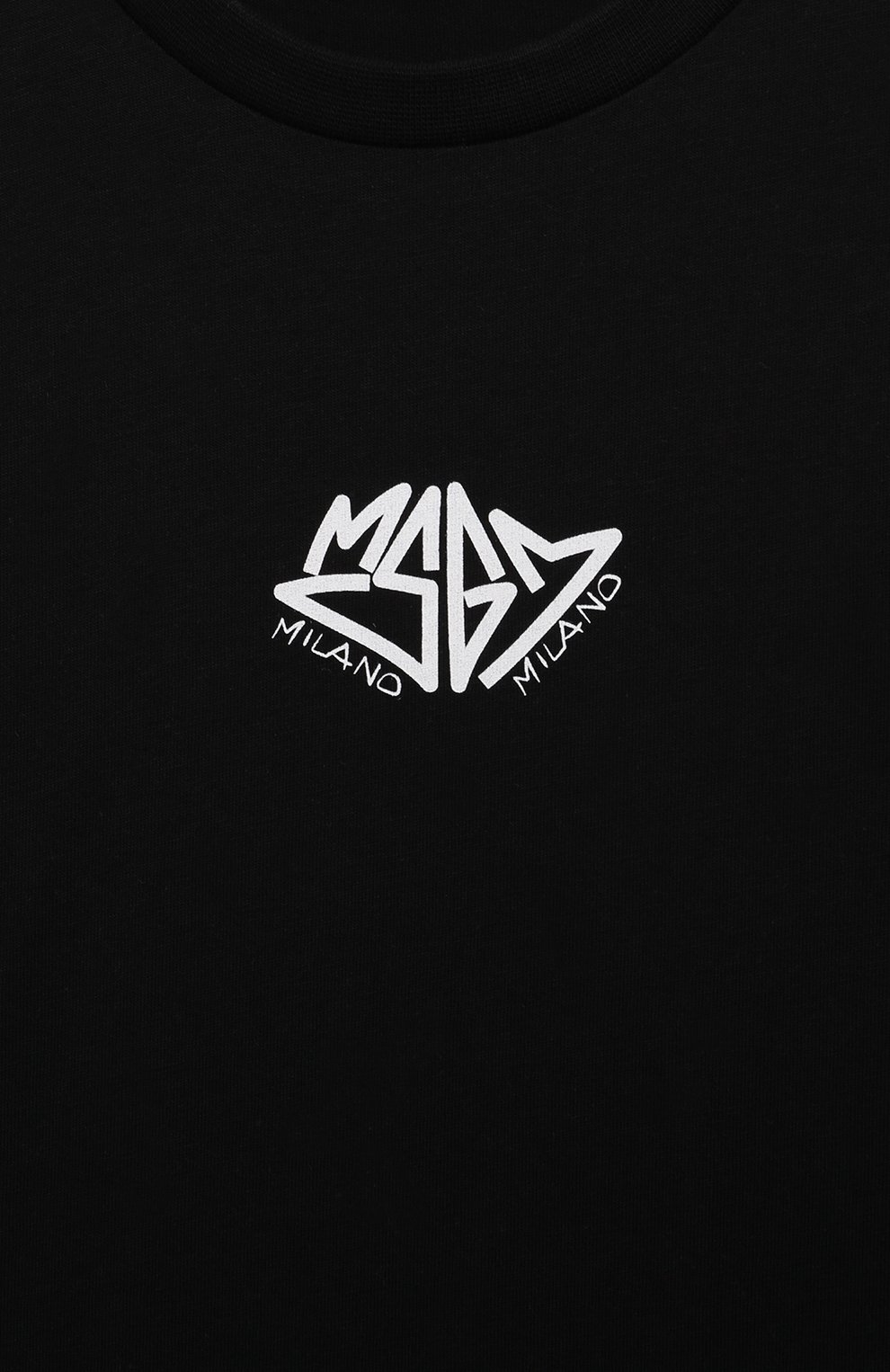 Хлопковая футболка MSGM KIDS, арт. F4MSJBTH198, фото 3