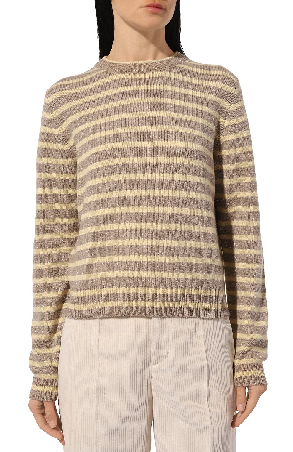 Пуловер из шерсти и кашемира BRUNELLO CUCINELLI, арт. MBM758010P, фото 3