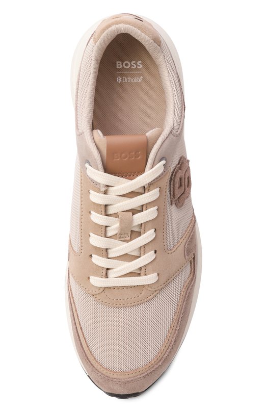 Комбинированные кроссовки Vinston BOSS 50554612 Бежевый  50554612 Фото 5