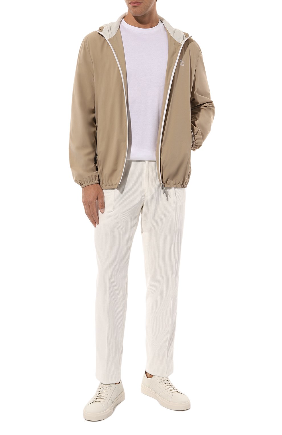 Куртка BRUNELLO CUCINELLI бежевого цвета по цене 271500 руб., арт. MM40A7440G, фото 2 Куртка BRUNELLO CUCINELLI, арт. MM40A7440G, фото 2