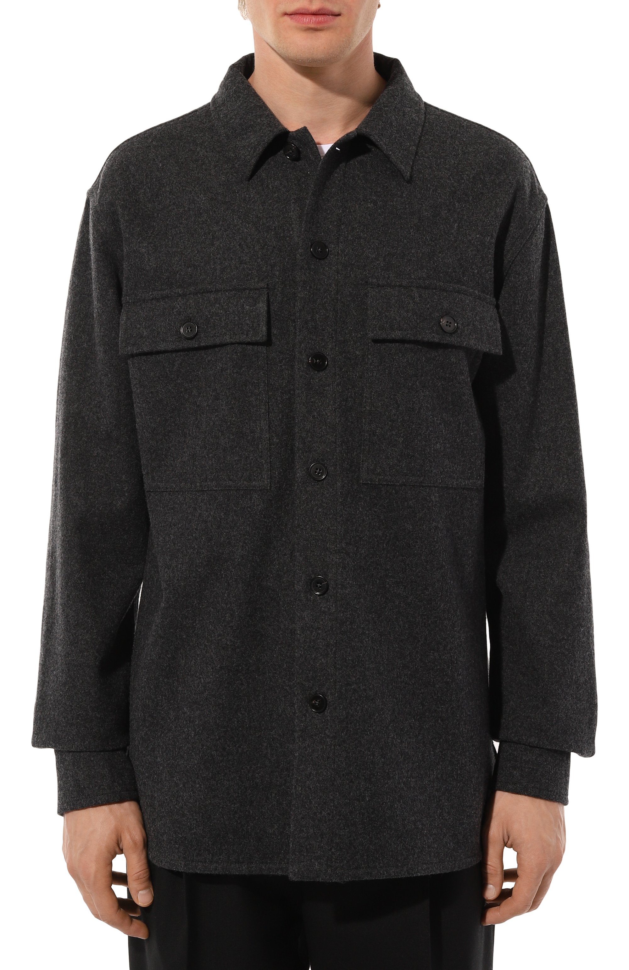 Шерстяная куртка-рубашка JIL SANDER, арт. J47DL0131/J40182, фото 3