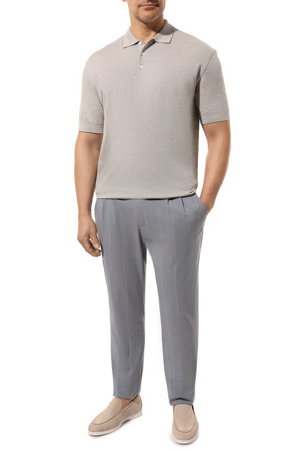 Хлопковое поло ZEGNA, арт. UC381A6/C740K95, фото 2