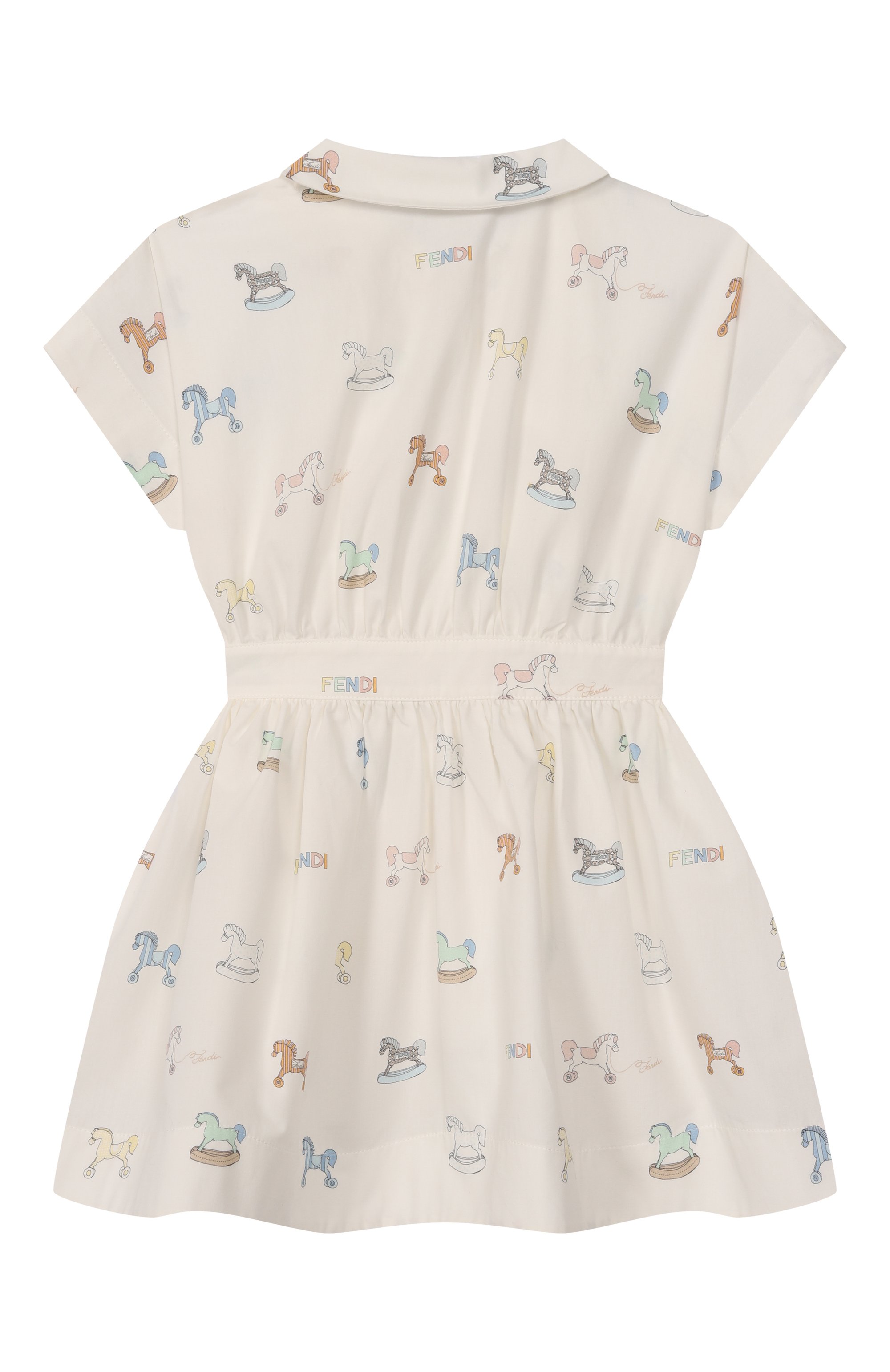 Хлопковое платье FENDI, арт. BFB597/AVW9, фото 2