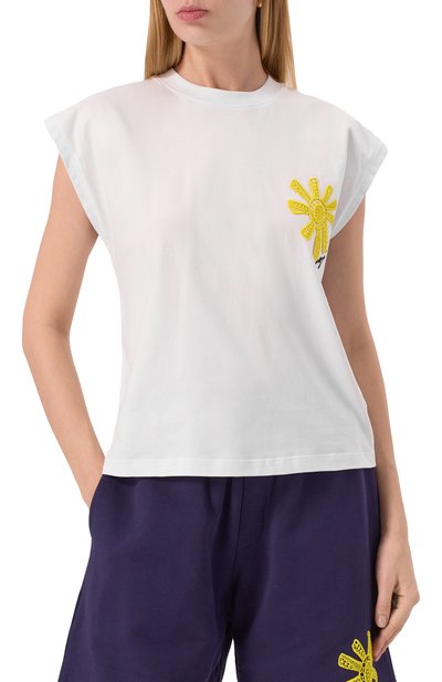 Хлопковая футболка MSGM, арт. 3841MDM147/257002, фо�то 3