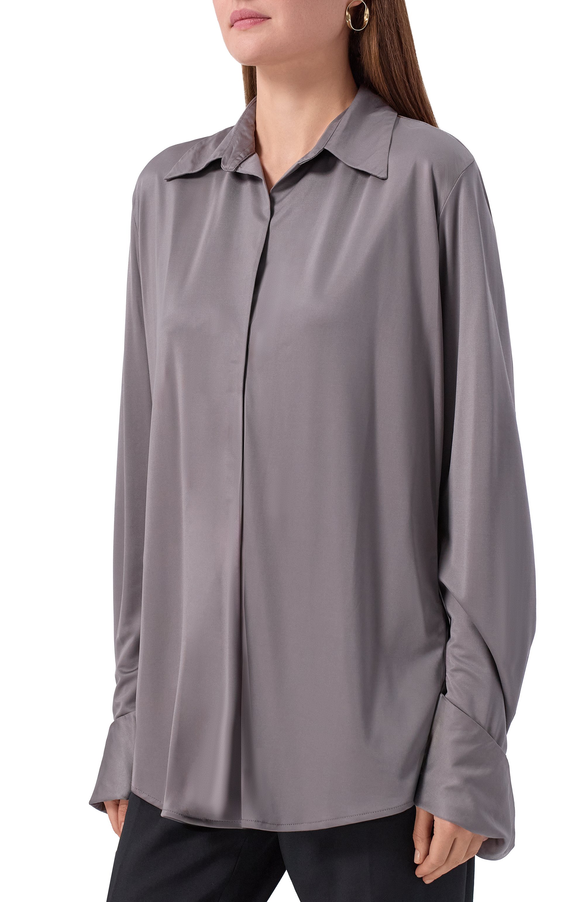 Блузка из вискозы DRIES VAN NOTEN, арт. 252-011155-2617, фото 3