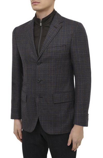 Шерстяной пиджак CORNELIANI, арт. 866557-0816211/80, фото 3