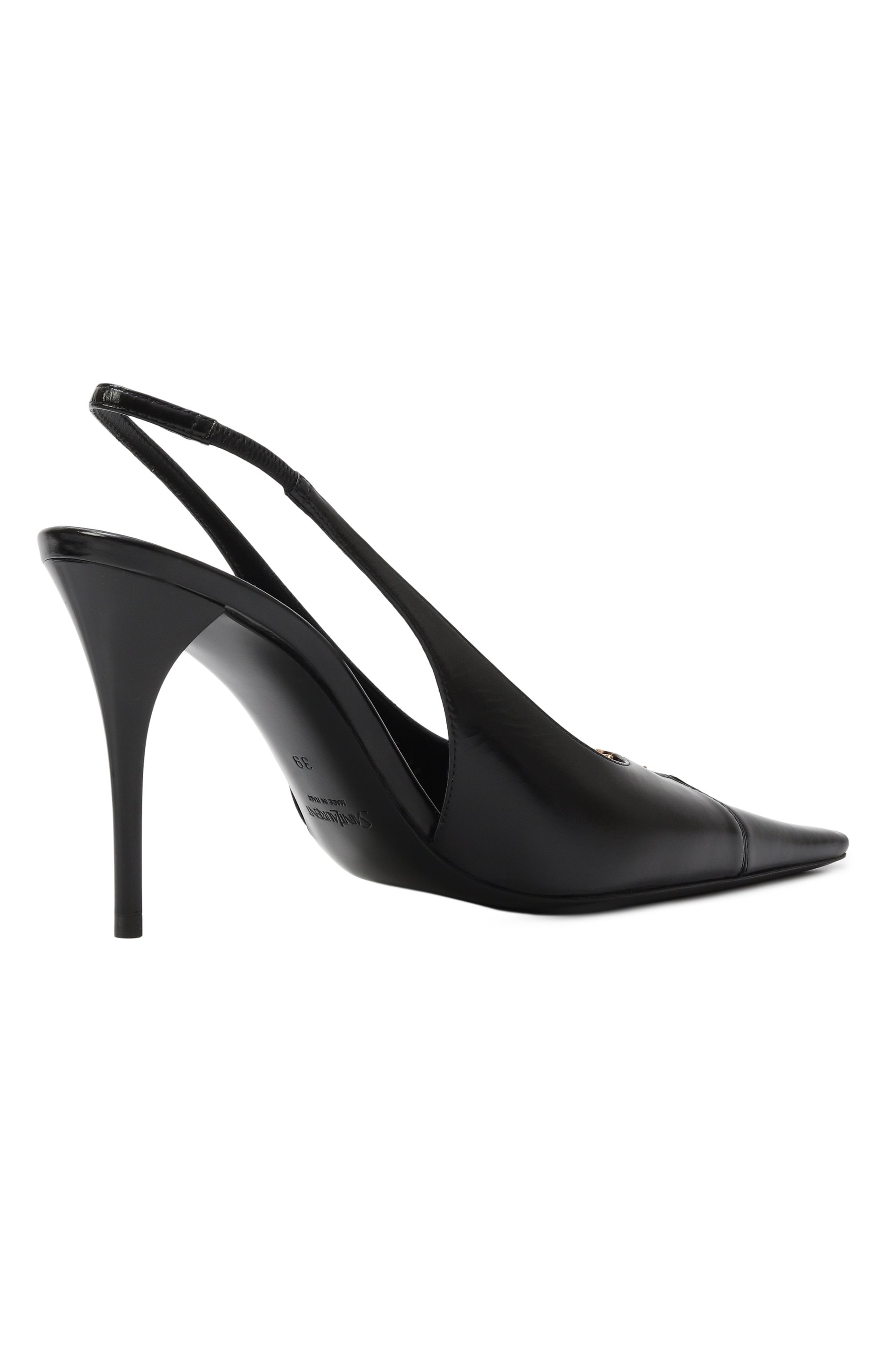 Кожаные туфли babylone breteuil 90 SAINT LAURENT черного цвета по цене 127500 руб., арт. 806685/AAESX, фото 5 Кожаные туфли babylone breteuil 90 SAINT LAURENT, арт. 806685/AAESX, фото 5