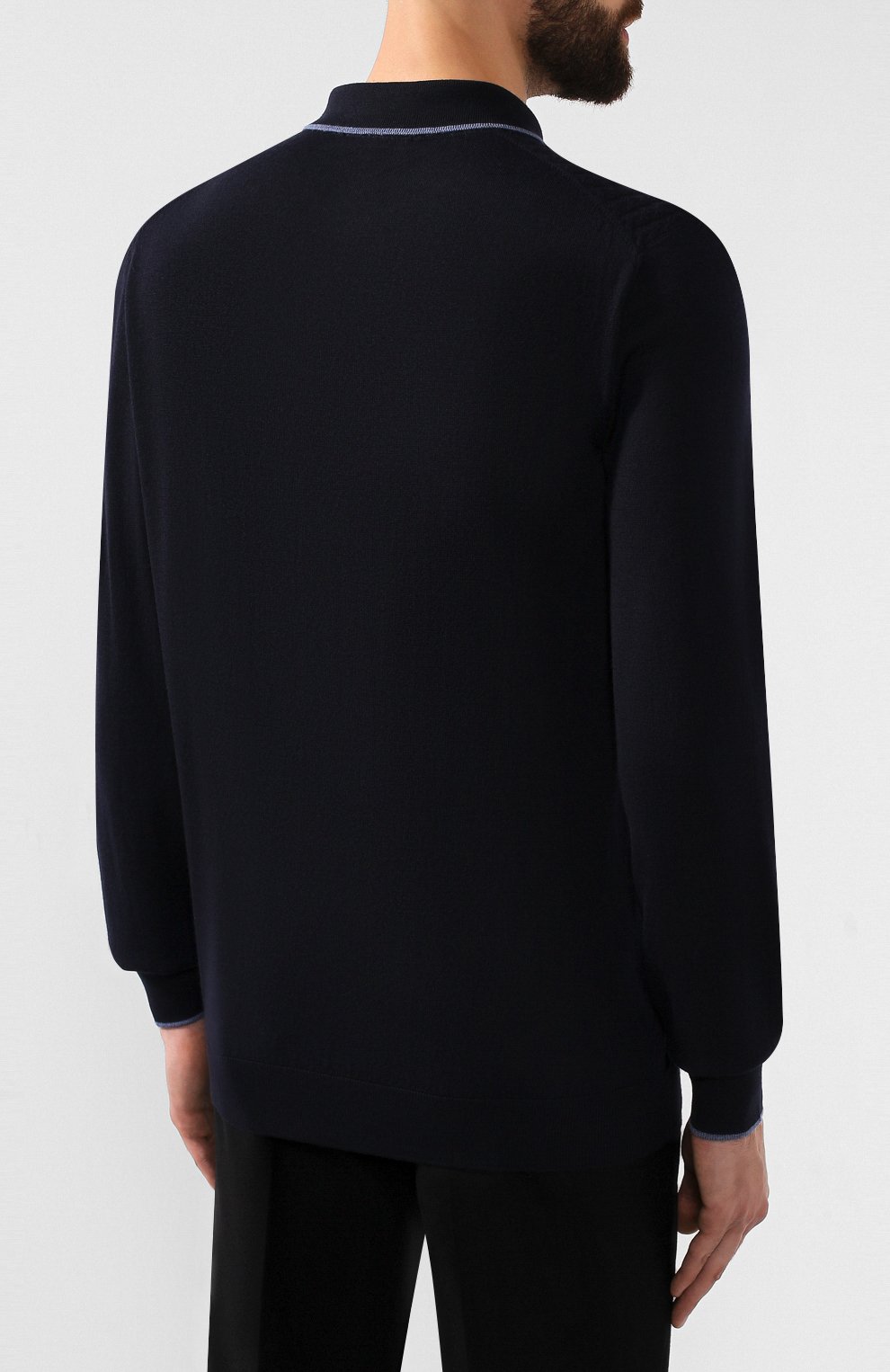 Поло из смеси шерсти и кашемира FIORONI, арт. M19302C1, фото 4