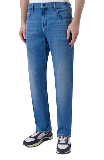 Джинсы standard 7 FOR ALL MANKIND синего цвета по цене 29150 руб., арт. 7T519B80-XXM, фото 3 Джинсы standard 7 FOR ALL MANKIND, арт. 7T519B80-XXM, фото 3