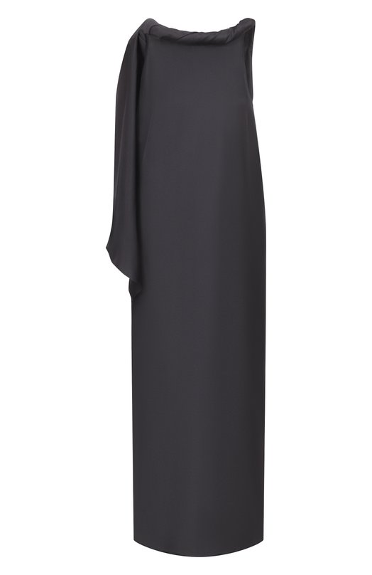 Атласное платье Loulou de Saison SUSAN Чёрный SUSAN