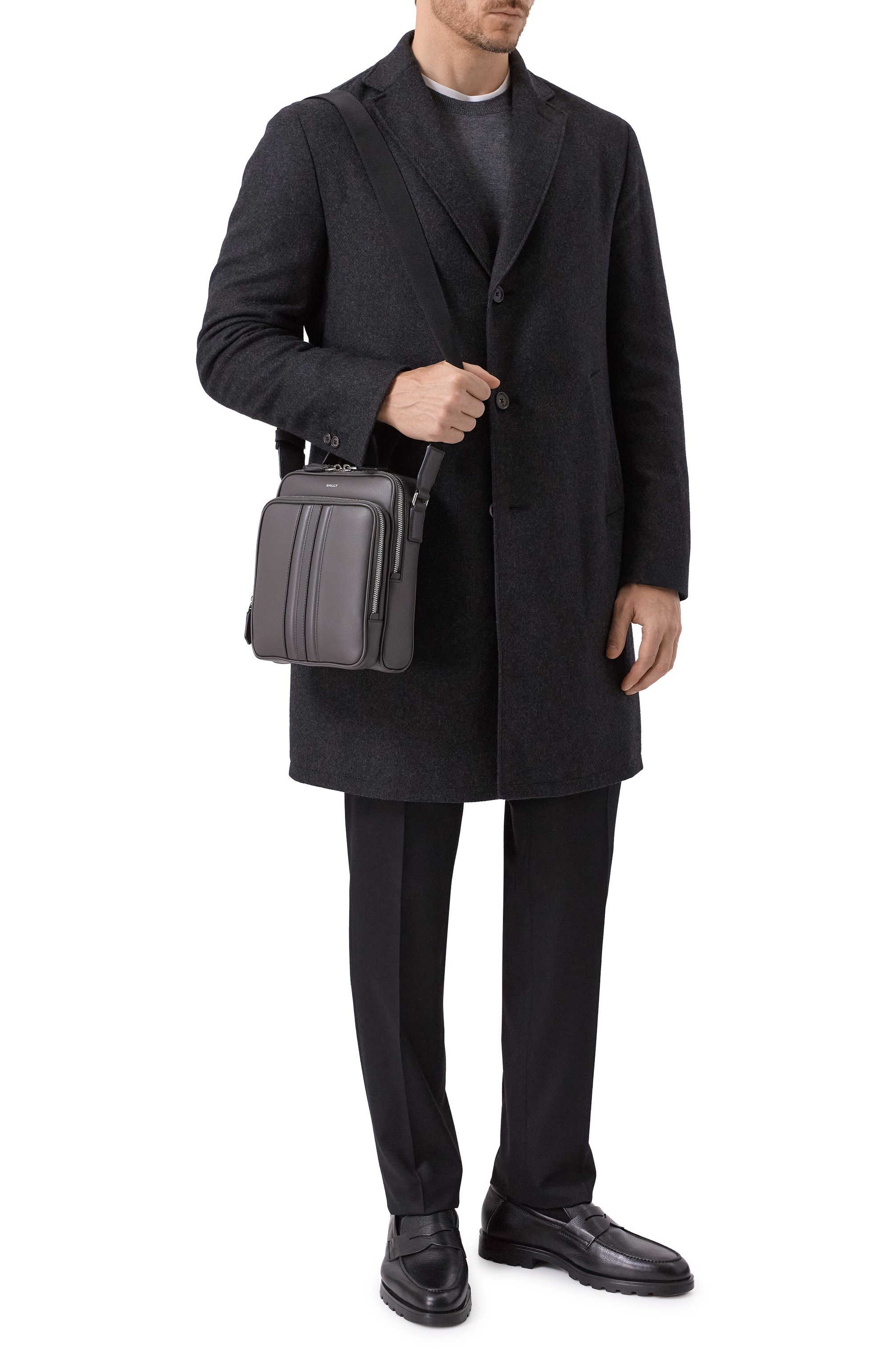 Сумка mythos BALLY темно-серого цвета по цене 81950 руб., арт. MAC03Z/EC001, фото 7 Сумка mythos BALLY, арт. MAC03Z/EC001, фото 7