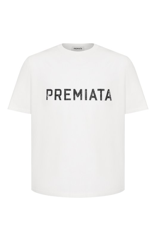 Хлопковая футболка Premiata PA1030/JERSEY Белый PA1030/JERSEY